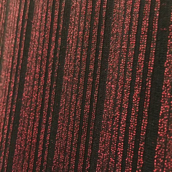 NWT Kaffe Sparkly Metallic Holiday Mock Neck Dress - Picture 6 of 15